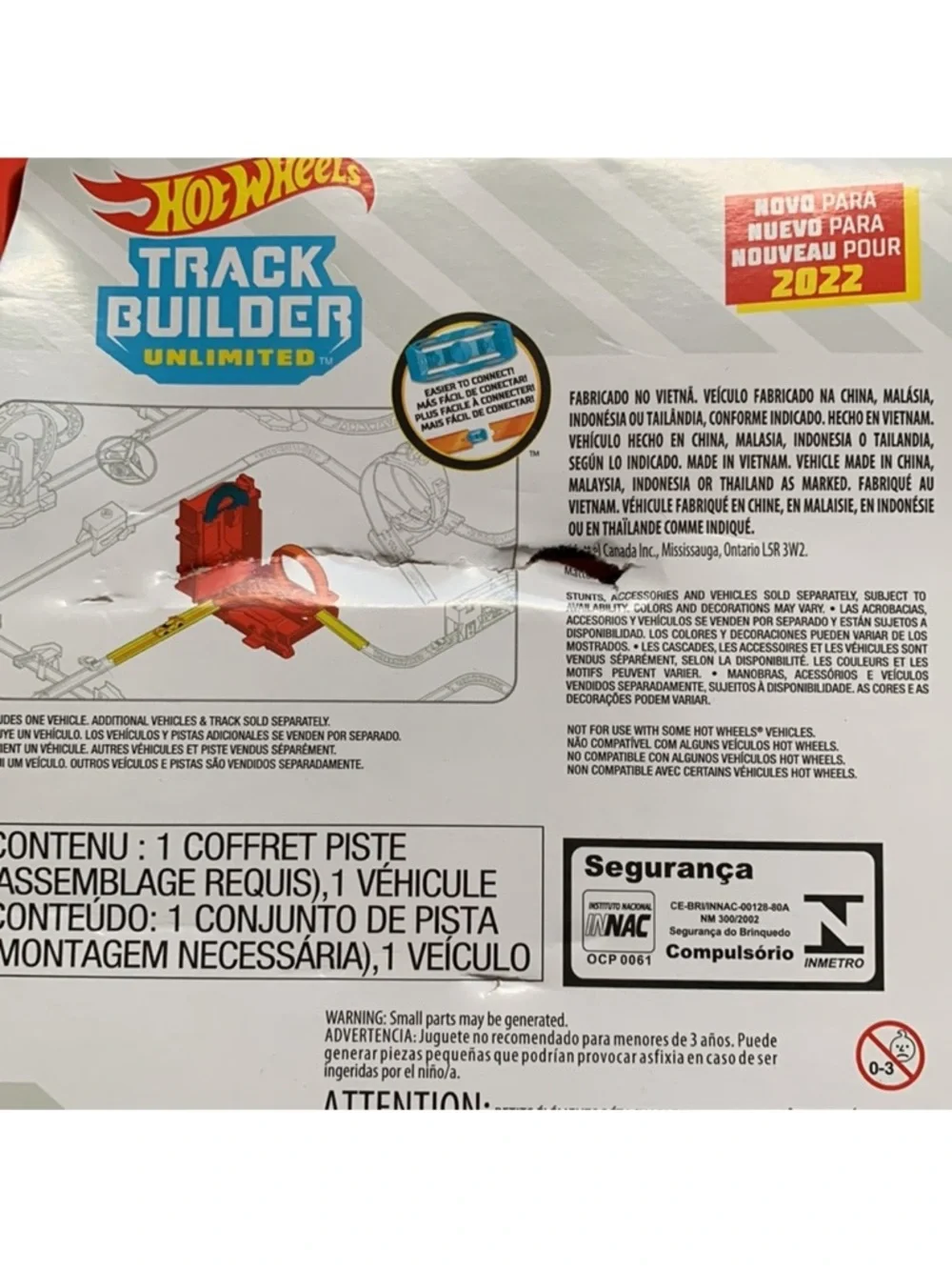 Hot Wheels Track Builder Fuel Can Stunt Box